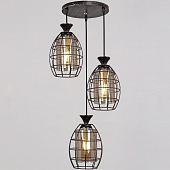 Подвесной светильник  03525-0.9-03 BK+GD 
