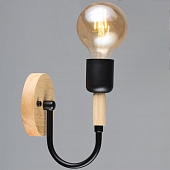 Бра  99960-0.2-01 BK+WOOD 