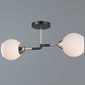 Потолочная люстра  IL0689-2CSQ-24 BK FGD LIBRA 