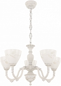Подвесная люстра AM343837 347837/5 WT+SL 