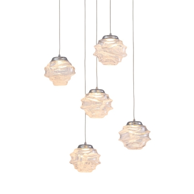 Подвесной светильник MD25030003 MD25030003-5A chrome/clear