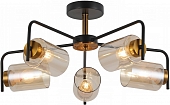 Потолочная люстра  IL8248-5COU-79 BK GD 