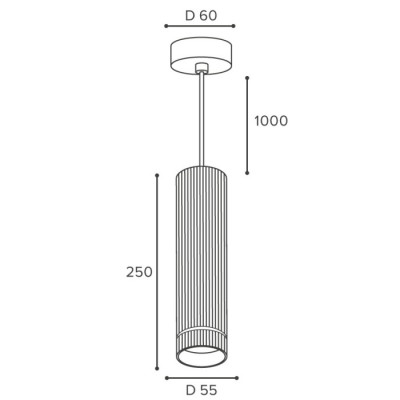 Подвесной светильник Wsl-Gu10 WSL-GU10/P18WG