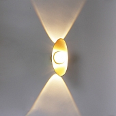 Архитектурная подсветка  86868-9.2-001JH LED7W BK+GD 