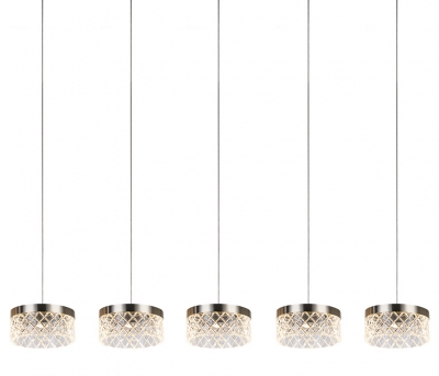 Подвесной светильник Diamond cut MD21020075-5B satin nickel