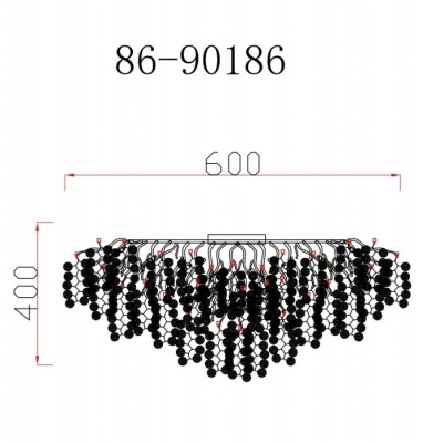 Потолочная люстра Tenera 86-90186