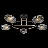 Потолочная люстра  IL0300-5CSQ-79 BK AB 