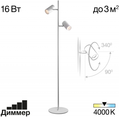 Торшер Twin CL809010N