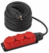 Розеточные блоки, удлинители  UK-3e-3x1,5-30m-IP44(KG) 