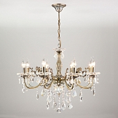 Подвесная люстра Elisha 3281/8 античная бронза / прозрачный хрусталь 