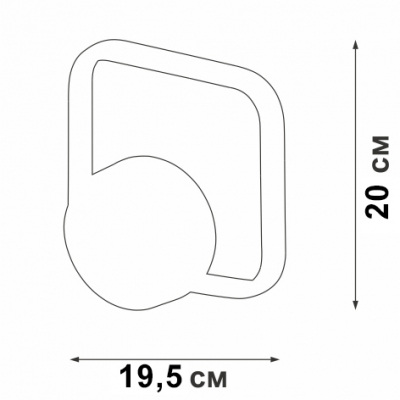 Настенный светильник  V04612-13/1A