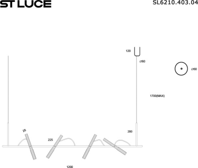 Подвесной светильник Lilt SL6210.403.04