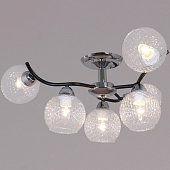 Потолочная люстра  07624-0.3-06 CR+BK 
