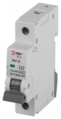 Автоматический выключатель  VA63-1P63C4.5