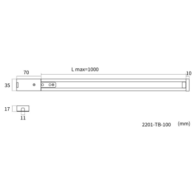 Шинопровод Practica 2201-TB-100