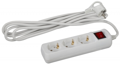 Розеточные блоки, удлинители  U-3es-3m-3x1