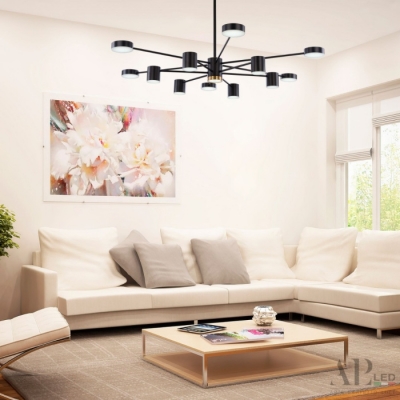 Потолочная люстра Ferrara 3307.6293-12 Black