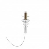 Патрон Cascata Glass DL20751 Clear Brass 