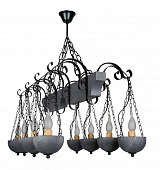 Подвесная люстра Пирамида Пирамида-8 антрацит 