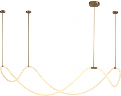 Подвесной светильник 10521 10521P brass/white