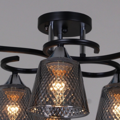 Потолочная люстра  06089-0.3-06 BK+CR