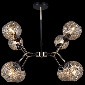 Потолочная люстра  IL0268-8PSQ-79 BK AB 