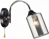 Бра  MD.2195-1-W-BK+CH 