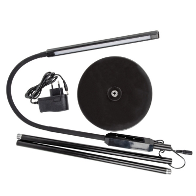 Торшер  ULM-T619 10W/3000-6500K/DIM BLACK