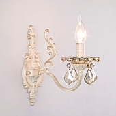 Бра 3281 3281/1 белый с золотом / тонированный хрусталь 