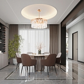 Потолочная люстра Sorrento-8909 378909/6/300/490 GD 