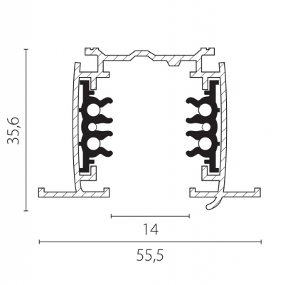 Шинопровод Quattro 503035-R