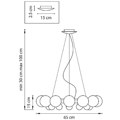 Подвесная люстра Sferetta 801124