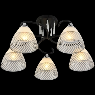 Потолочная люстра  11391-0.3-05B BK+CR