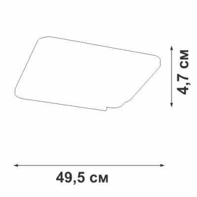 Потолочная люстра  V2097DT-0/1PL