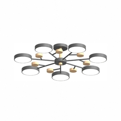 Потолочная люстра LED4U L3205-800 GR