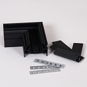 Коннектор угловой  RL 06301 corner connector BK 