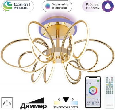 Потолочная люстра Salma Smart CL224A162