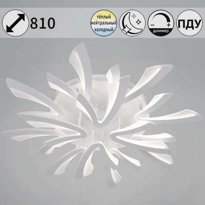 Потолочная люстра  59090-0.3-8+4 WH