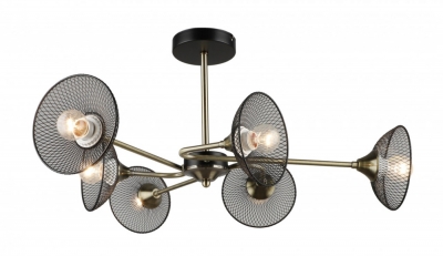 Потолочная люстра  MD.5700-6-S-AB+BK