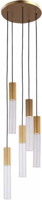 Подвесной светильник Flume MD2045-5A ant.brass