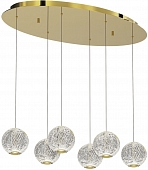 Подвесной светильник Elliot Diamante MD20001012-6A gold 