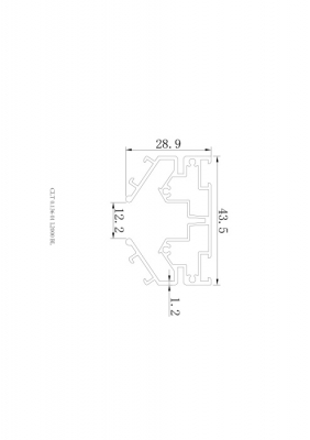 Шинопровод UX5 CLT 0.136 01 L2000 BL