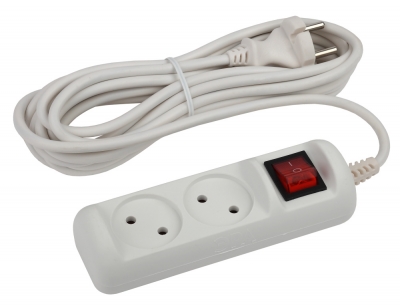 Розеточные блоки, удлинители  U-2s-3m-2x1
