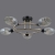 Потолочная люстра  IL0300-5CSQ-79 BK AB