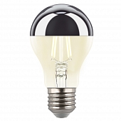 Лампочка светодиодная SKY LED-A60-4W/3000K/E27/CL MIRROR/CHROME PLS02WH 