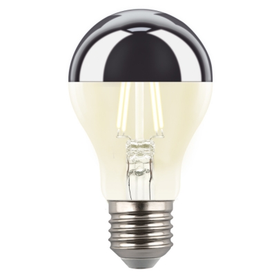 Лампочка светодиодная SKY LED-A60-4W/3000K/E27/CL MIRROR/CHROME PLS02WH