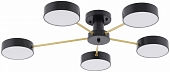 Потолочная люстра Ferrara 252006/5 Bk/Bk 