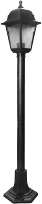 Наземный фонарь  UUL-A01T 60W/E27 IP44 BLACK SILVER