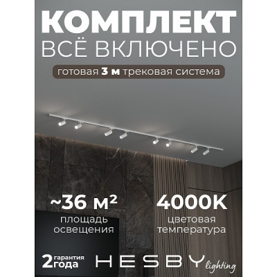 Трековая система в сборе Skylite №3 HSBL_kompl_S003_NI3W4K