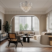 Потолочная люстра Sorrento-8019 378019/9/50/570 CR 